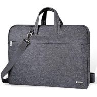 [아마존베스트]Voova Laptop Bag 17 17.3 inch Water-resistant Laptop Sleeve Case with Shoulder Straps & Handle/Notebook Computer Case Briefcase Compatible with MacBook/Acer/Asus/Hp, Grey