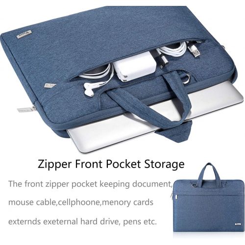  [아마존베스트]Voova Laptop Shoulder Bag,Slim Portable Sleeve Carrying Case with Strap Compatible with 17 17.3 Inch Computer/Notebook/MacBook Pro 17 / New Razer Blade Pro 17 / Asus Acer Hp for Me