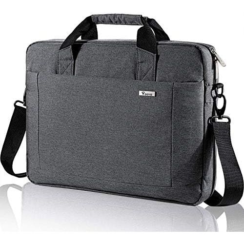  [아마존베스트]Voova 17 17.3 Inch Laptop Bag Briefcase, Expandable Multi-function Shoulder Messenger Bag, Waterproof Computer Handbag Carrying Case with Organizer Pocket for Men Women, Business T