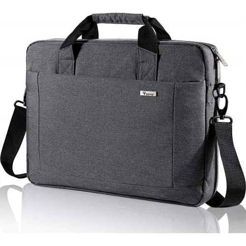  [아마존베스트]Voova 17 17.3 Inch Laptop Bag Briefcase, Expandable Multi-function Shoulder Messenger Bag, Waterproof Computer Handbag Carrying Case with Organizer Pocket for Men Women, Business T