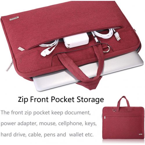  [아마존베스트]Voova Laptop Bag,17 17.3 Inch Laptop Sleeve Carrying Case Slim Computer Messenger Shoulder Briefcase with Strap Compatible with MacBook Pro 17 / New Razer Blade Pro 17 Dell Asus Ac