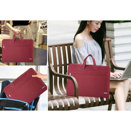  [아마존베스트]Voova Laptop Bag,17 17.3 Inch Laptop Sleeve Carrying Case Slim Computer Messenger Shoulder Briefcase with Strap Compatible with MacBook Pro 17 / New Razer Blade Pro 17 Dell Asus Ac