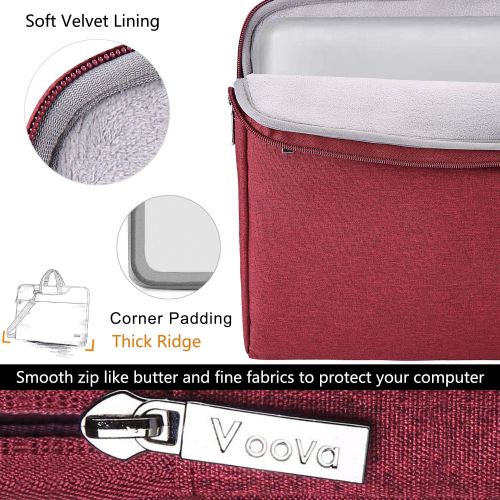  [아마존베스트]Voova Laptop Bag,17 17.3 Inch Laptop Sleeve Carrying Case Slim Computer Messenger Shoulder Briefcase with Strap Compatible with MacBook Pro 17 / New Razer Blade Pro 17 Dell Asus Ac