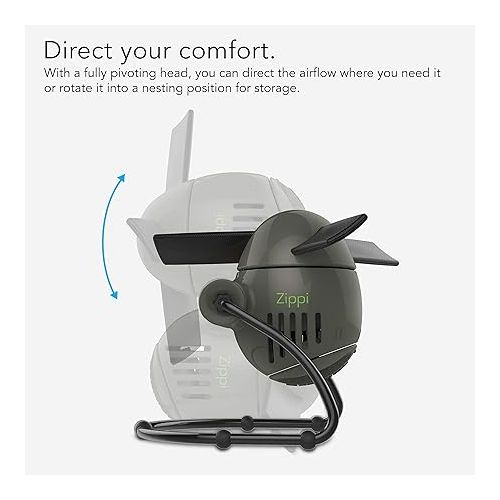 보네이도 Vornado Zippi desk fan, Personal, Graphite Gray