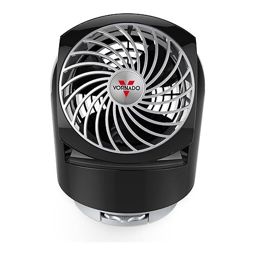 보네이도 Vornado Flippi V8 Personal Oscillating Air Circulator Fan,Black