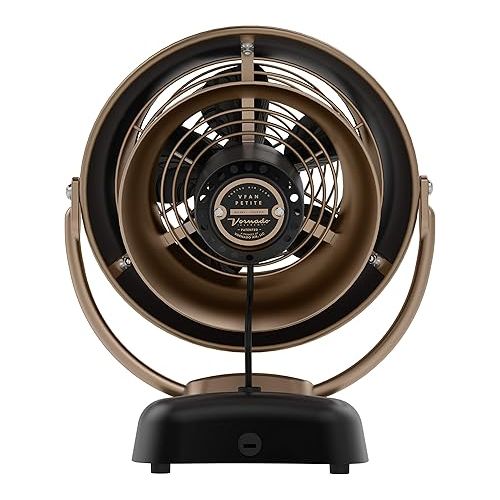 보네이도 Vornado VFAN Petite Alchemy Vintage Fan, Gunmetal (CR1-0279-102)