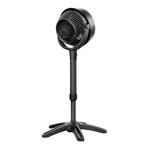보네이도 Vornado 683 Medium Pedestal Whole Room Air Circulator Fan, 3 Speed Control, Adjustable Standing Height, 32 to 38 Inches, Black