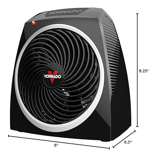 보네이도 Vornado VH5 Personal Vortex Space Heater , Black