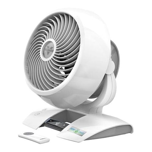 보네이도 Vornado 5303DC Energy Smart Small Air Circulator Fan with Variable Speed Control, white, Medium