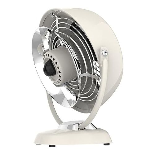 보네이도 Vornado VFAN Jr. Vintage Air Circulator Fan, Vintage White, 6.1 x 10.1 x 11.4 inches
