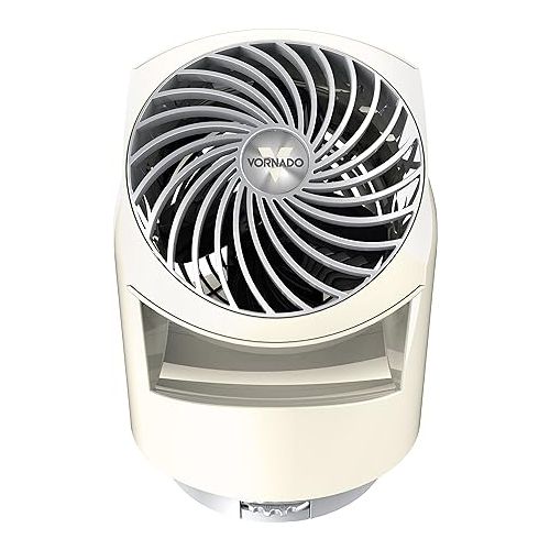 보네이도 Vornado Flippi V10 Compact Oscillating Air Circulator Fan, Vintage White
