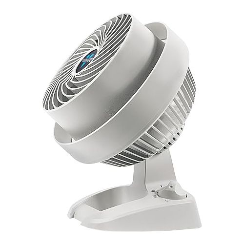 보네이도 Vornado 530 Compact Whole Room Air Circulator Fan, White, Small & 460 Small Whole Room Air Circulator Fan with 3 Speeds, 460-Small, White