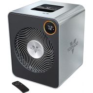 Vornado VMHi600 Whole Room Metal Space Heater, Digital Thermostat, Remote Control, 1500 Watts, Stainless Steel