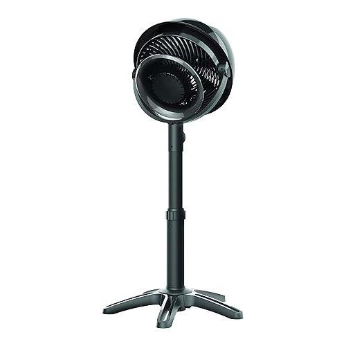 보네이도 Vornado 7803 Large Pedestal Whole Room Air Circulator Fan with Adjustable Height, 3 Speed Settings, Removable Grill for Cleaning, Black