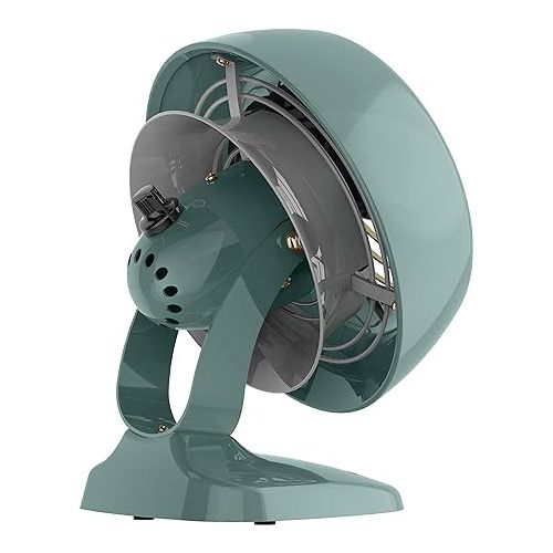 보네이도 Vornado EXO51 Heavy Duty Air Circulator Shop Fan with IP54 Rated Dustproof and Water-Resistant Motor, Green, CR1-0389-17 & VFAN Mini Classic Personal Vintage Air Circulator Fan, Green