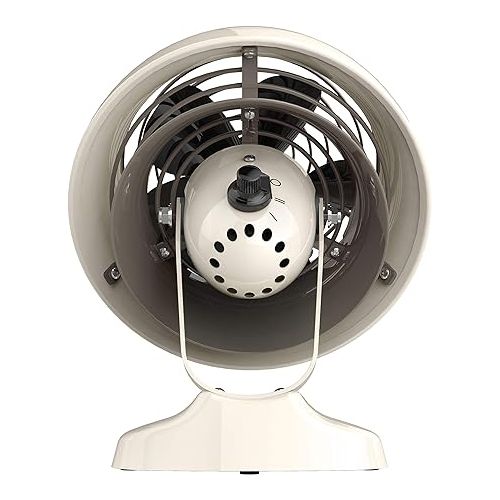 보네이도 Vornado VFAN Mini Classic Personal Vintage Air Circulator Fan, Vintage White- Classic Base, Small