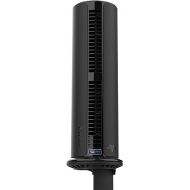 Vornado ATOM 2S AE Oscillating Tower Fan with Stand, Alexa Enabled,Black