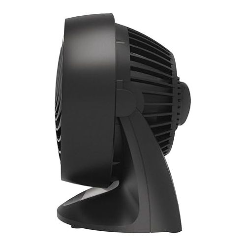 보네이도 Vornado 133 Small Room Air Circulator Fan, 2 Speeds, Adjustable Head, Table Fan for Desk, Nightstand, Black