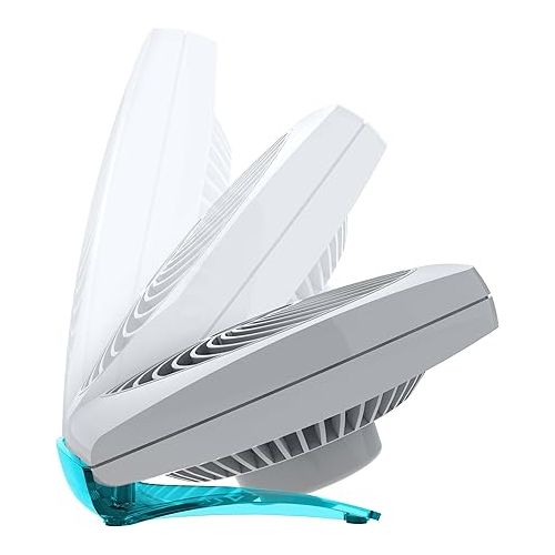 보네이도 Vornado FIT Personal Air Circulator Fan with Fold-Up Design, Directable Airflow, Compact Size, Perfect for Travel or Desktop Use, Aqua