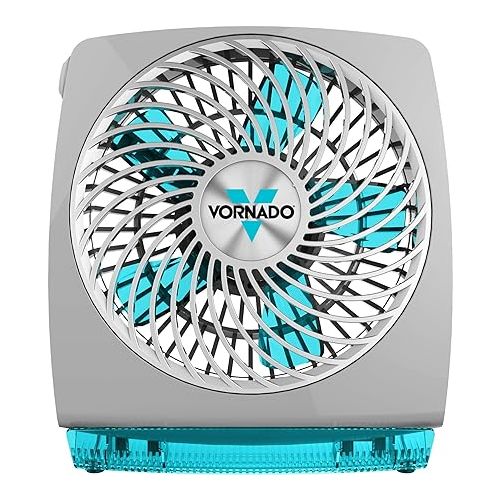 보네이도 Vornado FIT Personal Air Circulator Fan with Fold-Up Design, Directable Airflow, Compact Size, Perfect for Travel or Desktop Use, Aqua