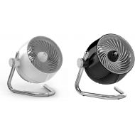 Vornado Pivot5 Whole Room Air Circulator Fan with 3 Speeds, Rotating Axis,White & Pivot3 Compact Air Circulator Fan with Pivoting Axis, 3 Speed Settings, Removable Grill for Cleaning, Perfect