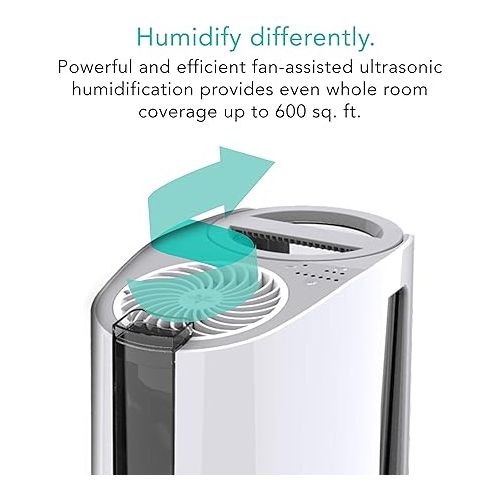 보네이도 Vornado UH100 Ultrasonic Humidifier with Fan Assisted Humidification