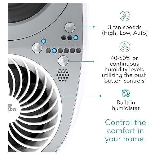 보네이도 Vornado UH100 Ultrasonic Humidifier with Fan Assisted Humidification