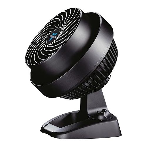 보네이도 Vornado 530 Compact Whole Room Air Circulator Fan, Black & MVH Vortex Heater with 3 Heat Settings, Adjustable Thermostat, Tip-Over Protection, Auto Safety Shut-Off System, Whole Room, Black