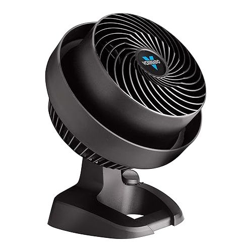 보네이도 Vornado 530 Compact Whole Room Air Circulator Fan, Black & MVH Vortex Heater with 3 Heat Settings, Adjustable Thermostat, Tip-Over Protection, Auto Safety Shut-Off System, Whole Room, Black