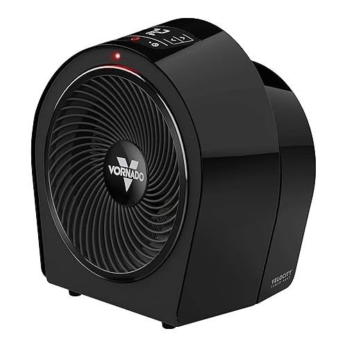 보네이도 Vornado Velocity 3R Whole Room Space Heater with Timer, Adjustable Thermostat, Black & MVH Vortex Heater with 3 Heat Settings, Adjustable Thermostat, Tip-Over Protection, Black