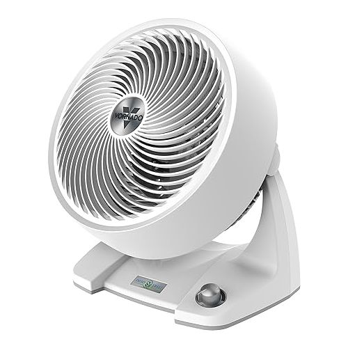 보네이도 Vornado 633DC Energy Smart Medium Air Circulator Fan (White) 630 Mid-Size Whole Room Air Circulator Fan