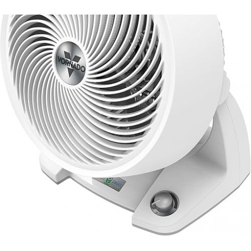 보네이도 Vornado 633DC Energy Smart Medium Air Circulator Fan (White) 630 Mid-Size Whole Room Air Circulator Fan