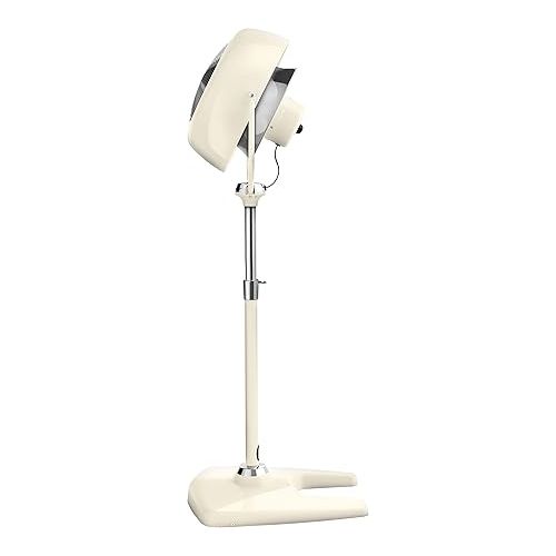 보네이도 Vornado VFAN Sr. Pedestal and VFAN Mini Classic Personal Vintage Air Circulator Fans, Vintage White