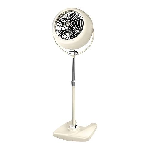 보네이도 Vornado VFAN Sr. Pedestal and VFAN Mini Classic Personal Vintage Air Circulator Fans, Vintage White