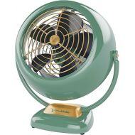 Vornado VFAN Vintage Air Circulator Fan, 3 Speeds, Metal Construction, Adjustable Airflow, Green