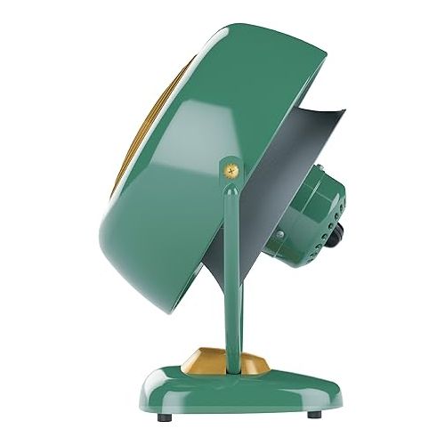 보네이도 Vornado VFAN Vintage Air Circulator Fan, 3 Speeds, Metal Construction, Adjustable Airflow, Green