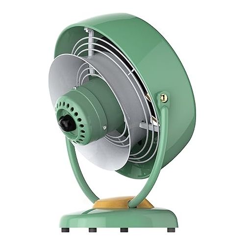 보네이도 Vornado VFAN Vintage Air Circulator Fan, 3 Speeds, Metal Construction, Adjustable Airflow, Green