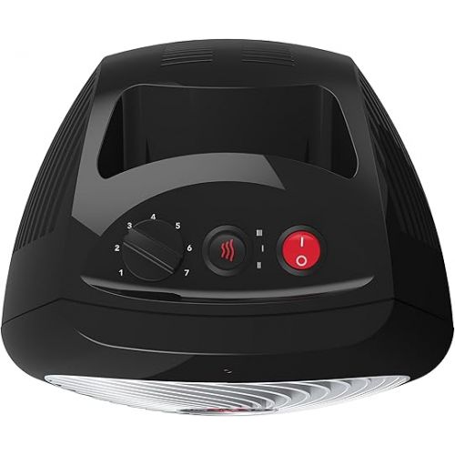 보네이도 Vornado MVH Whole Room Vortex Heater, Black (Renewed)