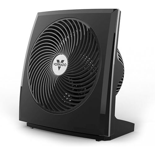 보네이도 Vornado 673T 70ft Whole Room Fan & 573T 60ft Air Circulator Bundle, Black