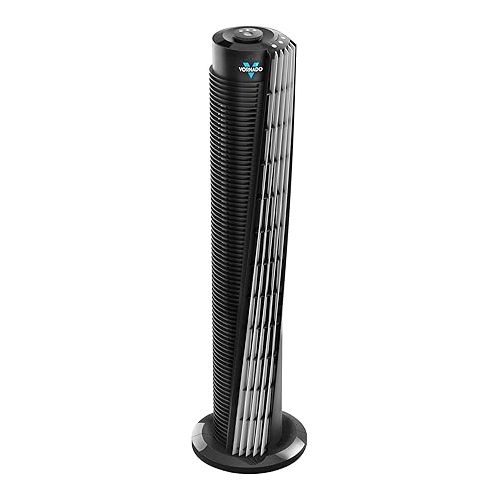 보네이도 Vornado 133 Small Room Air Circulator Fan + 184 Whole Room Air Circulator Tower Fan - Powerful Fans for Small to Large Rooms