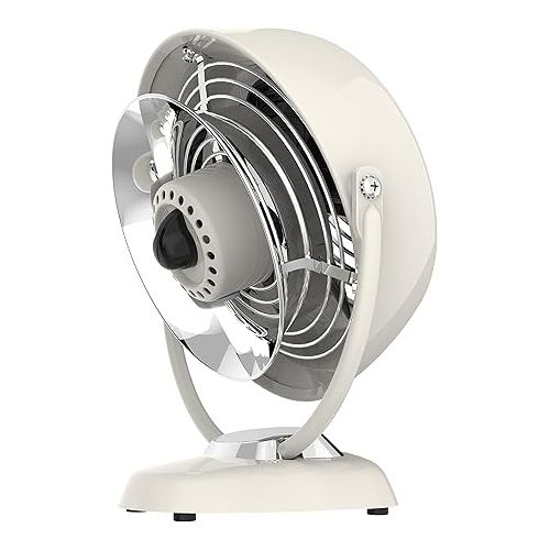 보네이도 Vornado VFAN Mini Classic Personal Vintage Air Circulator Fan, Vintage White & VFAN Jr. Vintage Air Circulator Fan, Vintage White