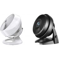 Vornado 660 Large Whole Room Air Circulator Fan with 4 Speeds and 90-Degree Tilt, 660-Large, White & 630 Mid-Size Whole Room Air Circulator Fan