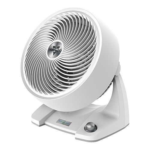 보네이도 Vornado 633DC Energy Smart Medium Air Circulator Fan (White) and Vornado 660 Large Whole Room Air Circulator Fan (Black)