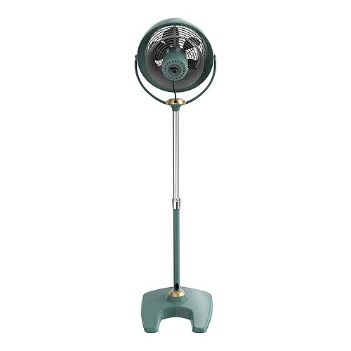 보네이도 Vornado VFAN Sr. Pedestal (Green) and Vintage Air Circulator Fan Bundle