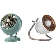 Vornado VFAN Mini Classic Personal Vintage Air Circulator Fan, Green & Pivot, Copper