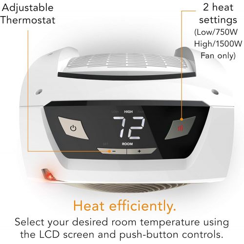 보네이도 보네이도 써큘레이터Vornado AVH10 Vortex Heater with Auto Climate Control, 2 Heat Settings, Fan Only Option, Digital Display, Advanced Safety Features