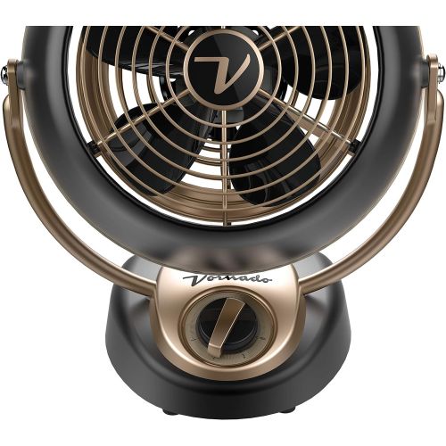 보네이도 보네이도 써큘레이터Vornado VFAN Petite Alchemy Vintage Fan, Gunmetal