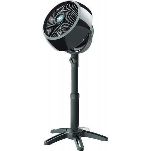 보네이도 보네이도 써큘레이터Vornado 7803 Large Pedestal Whole Room Air Circulator Fan with Adjustable Height, 3 Speed Settings, Removable Grill for Cleaning, Black