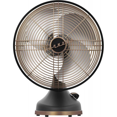 보네이도 보네이도 써큘레이터Vornado Silver Swan Alchemy Oscillating Vintage Fan, Gunmetal