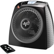 보네이도 써큘레이터Vornado TAVH10 Electric Space Heater with Adjustable Thermostat, Auto Climate Control, 2 Heat Settings, 12-Hour Timer, Remote, Advanced Safety Features, Black